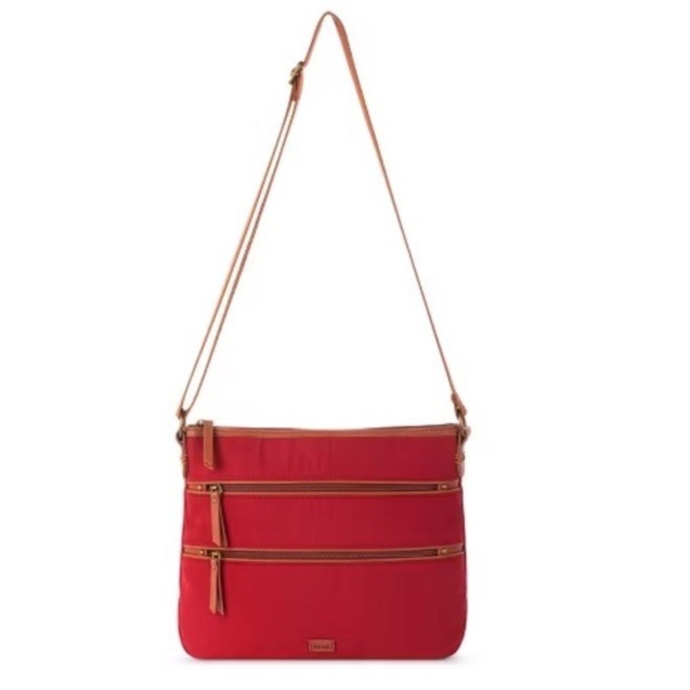 The Sak Esperato Nylon Crossbody One Size Crimson Red NWT - Picture 10 of 11